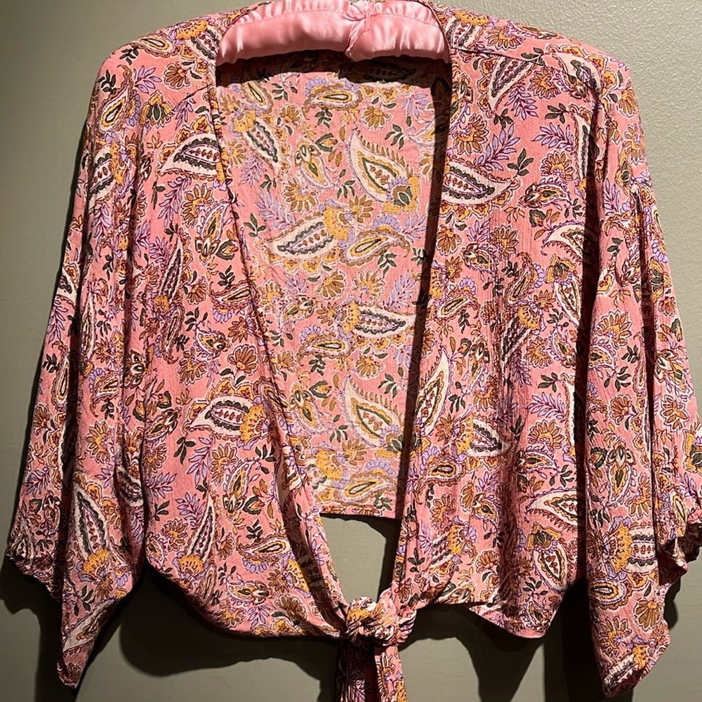 Patrons Of Peace Pink Paisley Wrap